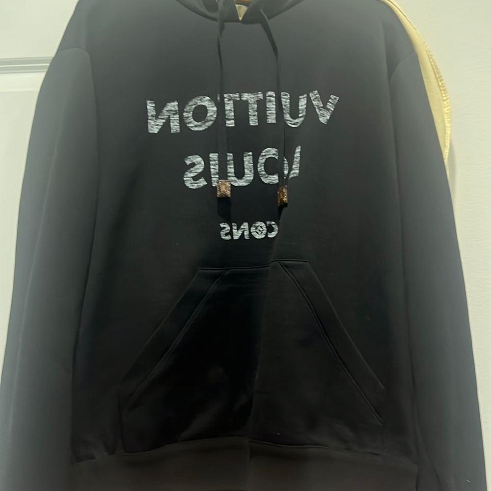 LV print hoodie